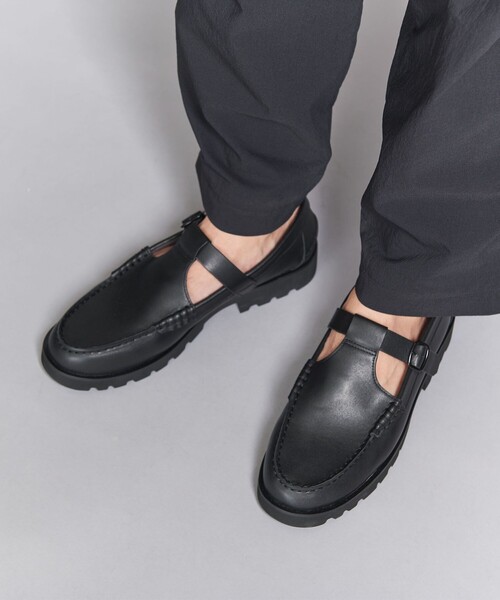 BEAUTY&YOUTH UNITED ARROWS（ビューティーアンドユースユナイテッドアローズ）の「T-BAR ローファー（ローファー・メンズ・ブラック・8/10/9/7）」の4枚目の写真