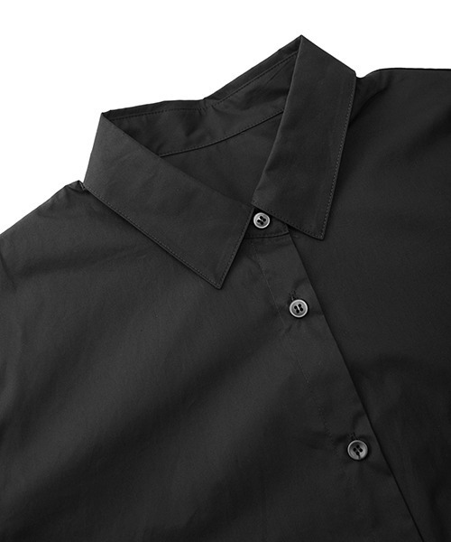 JNBY（ジェーエヌビーワイ）の「Airy Ballon-sleeve Shirt / エアリーバルーンスリーブシャツ（シャツ/ブラウス・レディース・ブラック/ホワイト・38/40/36）」の20枚目の写真