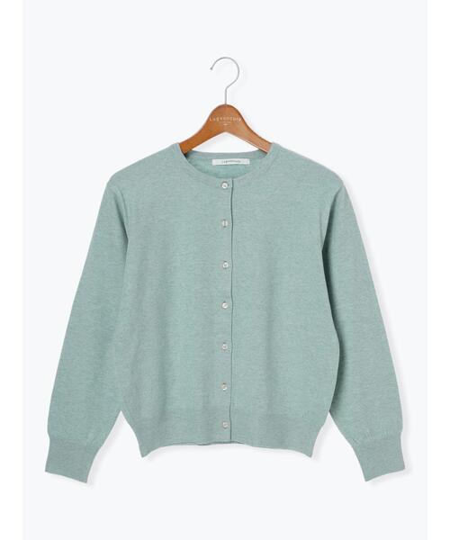Lugnoncure（ルノンキュール）の「もちもちクルーネックカーディガン（カーディガン/ボレロ・レディース・ブラック/ピンク/ミント/グレー・F）」の19枚目の写真