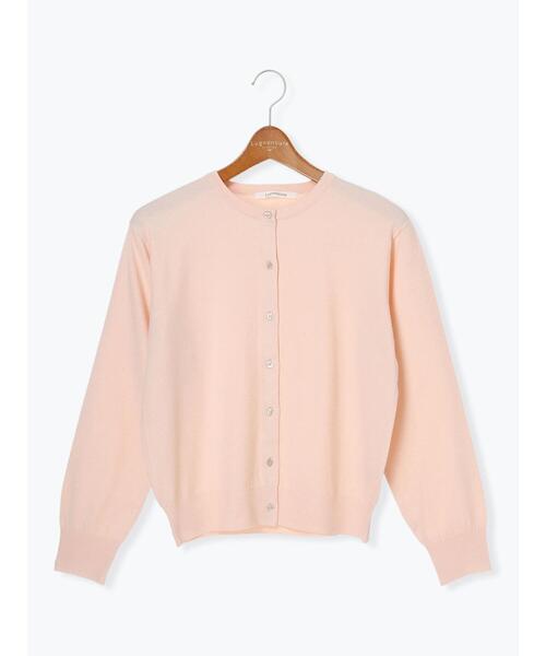 Lugnoncure（ルノンキュール）の「もちもちクルーネックカーディガン（カーディガン/ボレロ・レディース・ブラック/ピンク/ミント/グレー・F）」の20枚目の写真