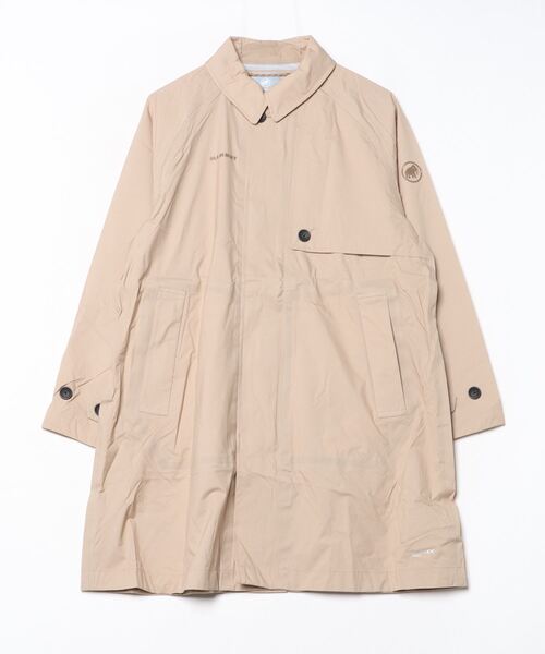 Mammut（マムート）の「トランスポーター ハードシェル コート アジアンフィット ウィメン / Transporter HS Coat AF Women（ステンカラーコート・レディース・ベージュ・MEDIUM/LARGE）」の6枚目の写真