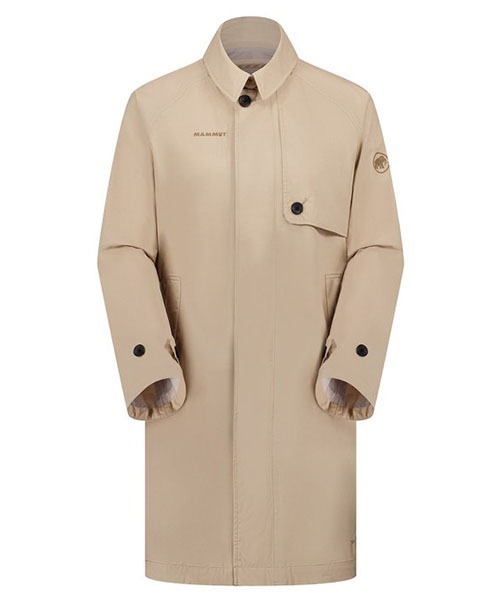 Mammut（マムート）の「トランスポーター ハードシェル コート アジアンフィット ウィメン / Transporter HS Coat AF Women（ステンカラーコート・レディース・ベージュ・MEDIUM/LARGE）」の5枚目の写真