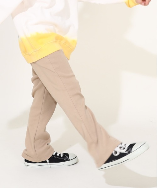 BABYDOLL(ベビードール)の「ウルトラストレッチフレアパンツ 0251K(その他パンツ・キッズ・ブラック/チェリーピンク/ネイビー/パープル/ベージュ/グリーン/ピンク・80cm/90cm/100cm/110cm/120cm/130cm/140cm/150cm)」の3枚目の写真