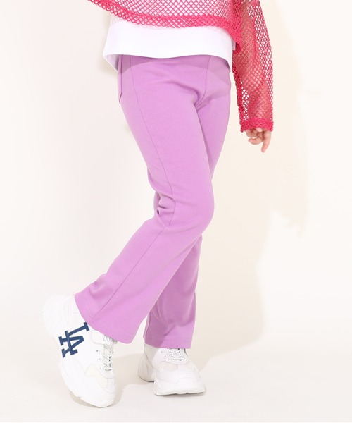 BABYDOLL(ベビードール)の「ウルトラストレッチフレアパンツ 0251K(その他パンツ・キッズ・ブラック/チェリーピンク/ネイビー/パープル/ベージュ/グリーン/ピンク・80cm/90cm/100cm/110cm/120cm/130cm/140cm/150cm)」の6枚目の写真