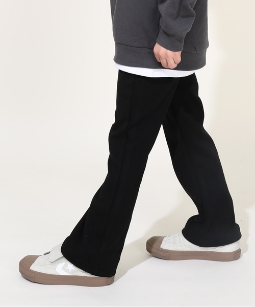 BABYDOLL(ベビードール)の「ウルトラストレッチフレアパンツ 0251K(その他パンツ・キッズ・ブラック/チェリーピンク/ネイビー/パープル/ベージュ/グリーン/ピンク・80cm/90cm/100cm/110cm/120cm/130cm/140cm/150cm)」の2枚目の写真