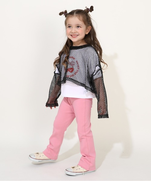 BABYDOLL(ベビードール)の「ウルトラストレッチフレアパンツ 0251K(その他パンツ・キッズ・ブラック/チェリーピンク/ネイビー/パープル/ベージュ/グリーン/ピンク・80cm/90cm/100cm/110cm/120cm/130cm/140cm/150cm)」の10枚目の写真