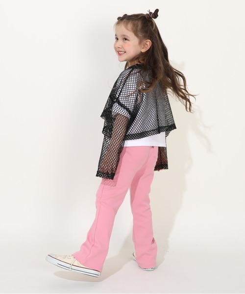 BABYDOLL(ベビードール)の「ウルトラストレッチフレアパンツ 0251K(その他パンツ・キッズ・ブラック/チェリーピンク/ネイビー/パープル/ベージュ/グリーン/ピンク・80cm/90cm/100cm/110cm/120cm/130cm/140cm/150cm)」の11枚目の写真