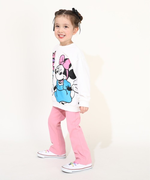 BABYDOLL(ベビードール)の「ウルトラストレッチフレアパンツ 0251K(その他パンツ・キッズ・ブラック/チェリーピンク/ネイビー/パープル/ベージュ/グリーン/ピンク・80cm/90cm/100cm/110cm/120cm/130cm/140cm/150cm)」の15枚目の写真