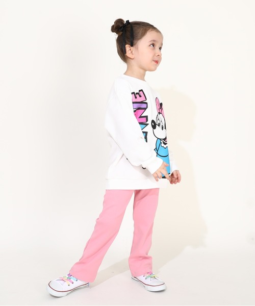 BABYDOLL(ベビードール)の「ウルトラストレッチフレアパンツ 0251K(その他パンツ・キッズ・ブラック/チェリーピンク/ネイビー/パープル/ベージュ/グリーン/ピンク・80cm/90cm/100cm/110cm/120cm/130cm/140cm/150cm)」の16枚目の写真