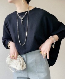 ドルマンスリーブニット