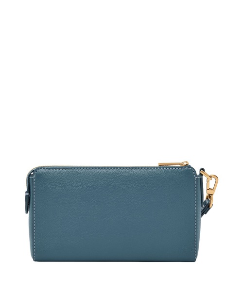 FOSSIL フォッシル ハンドバッグ ミニサッチェル セール】フォッシル リストレット レディース レザー ブルー