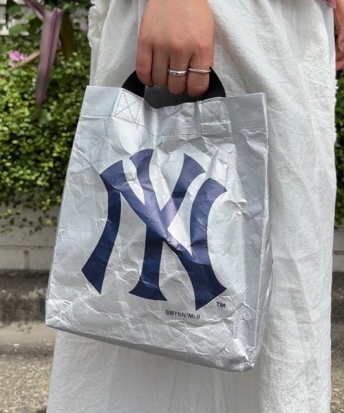 35%OFF 日本製 フルスーツ 3x2mm インターナショナルブランド mlb 別注】INFIELDER DESIGN MLB ロゴ YYB トートバッグ（トート