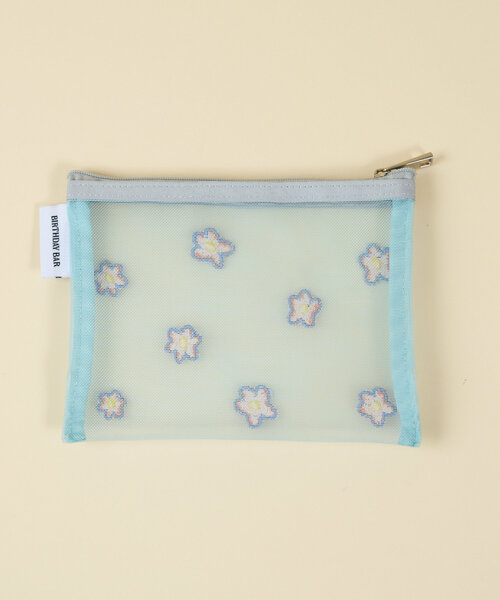 BIRTHDAY BAR（バースデイバー）の「Motif　flower pouch（ポーチ・レディース・ブルー/ピンク・0）」の9枚目の写真