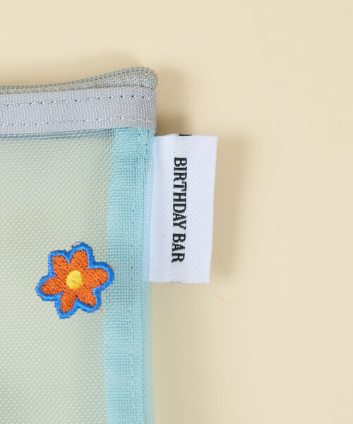 BIRTHDAY BAR（バースデイバー）の「Motif　flower pouch（ポーチ・レディース・ブルー/ピンク・0）」の10枚目の写真