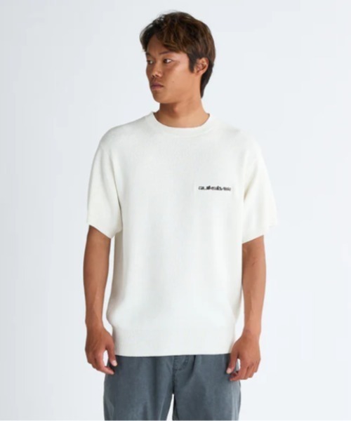 Quiksilver(クイックシルバー)の「DISCONNECT MALL ST /クイックシルバーロゴワンポイント半袖Tシャツ(Tシャツ/カットソー・メンズ・ブラック/ホワイト/ブラウン・X-LARGE/MEDIUM/LARGE/SMALL)」の2枚目の写真