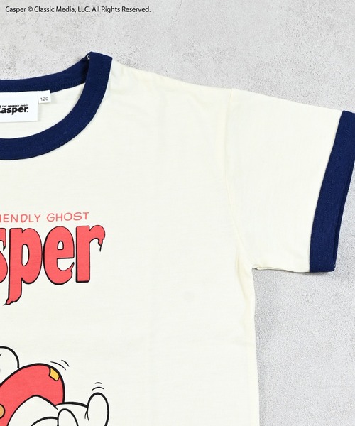 MARKEY'S（マーキーズ）の「【Casper/キャスパー】別注プリントTシャツ（Tシャツ/カットソー・キッズ・ホワイト/キナリ・100/90/150/130/80/120/110/140）」の9枚目の写真