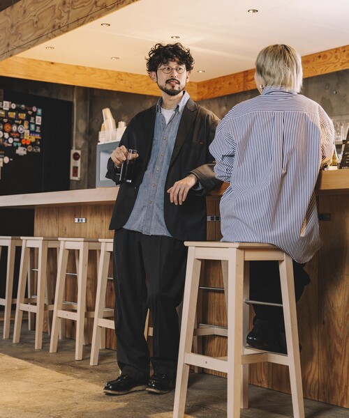 RED KAP（レッドキャップ）の「RED KAP/レッドキャップ 別注 SMU KP10 SETUP TR JACKET/リラックスフィット（テーラードジャケット・メンズ・ブラック系/チャコール・LARGE/MEDIUM）」の18枚目の写真