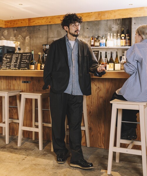 RED KAP（レッドキャップ）の「RED KAP/レッドキャップ 別注 SMU KP10 SETUP TR JACKET/リラックスフィット（テーラードジャケット・メンズ・ブラック系/チャコール・LARGE/MEDIUM）」の19枚目の写真