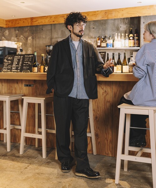 RED KAP（レッドキャップ）の「RED KAP/レッドキャップ 別注 SMU KP10 SETUP TR JACKET/リラックスフィット（テーラードジャケット・メンズ・ブラック系/チャコール・LARGE/MEDIUM）」の20枚目の写真