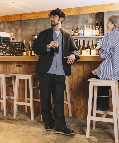 RED KAP（レッドキャップ）の「RED KAP/レッドキャップ 別注 SMU KP10 SETUP TR JACKET/リラックスフィット（テーラードジャケット・メンズ・ブラック系/チャコール・LARGE/MEDIUM）」の21枚目の写真