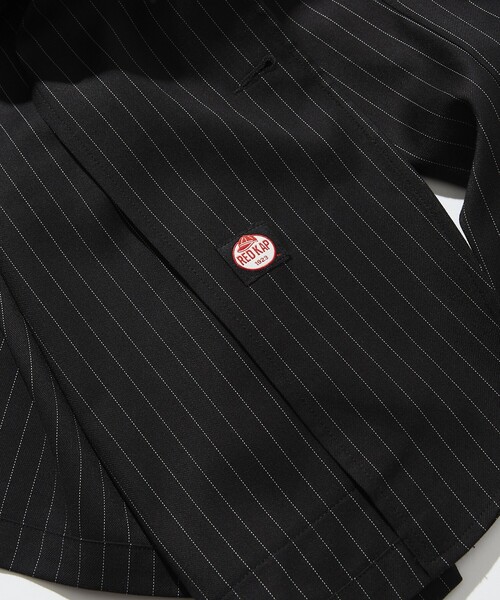 RED KAP（レッドキャップ）の「RED KAP/レッドキャップ 別注 SMU KP10 SETUP TR JACKET/リラックスフィット（テーラードジャケット・メンズ・ブラック系/チャコール・LARGE/MEDIUM）」の3枚目の写真