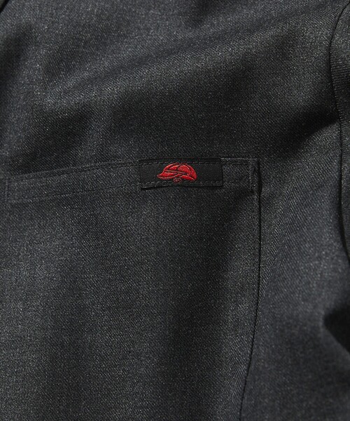 RED KAP（レッドキャップ）の「RED KAP/レッドキャップ 別注 SMU KP10 SETUP TR JACKET/リラックスフィット（テーラードジャケット・メンズ・ブラック系/チャコール・LARGE/MEDIUM）」の5枚目の写真