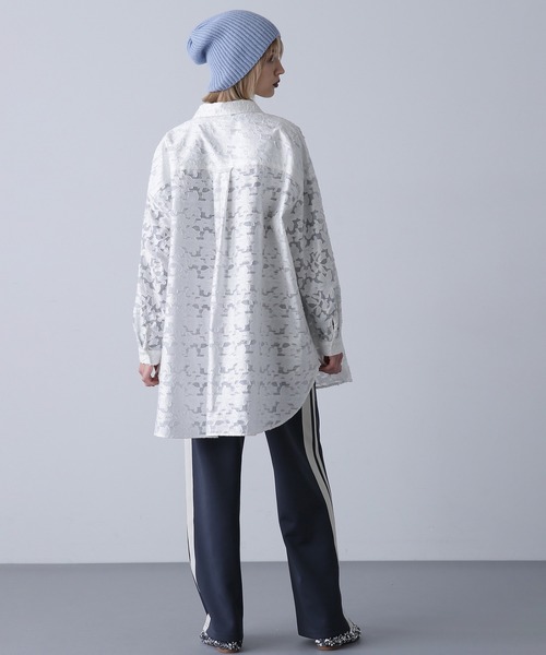 ブラウス シャツ (GENE HEAVENS)WORK POCKET BIG SHIRT レディース セール】(GENE HEAVENS)WORK POCKET BIG SHIRT（シャツ/ブラウス