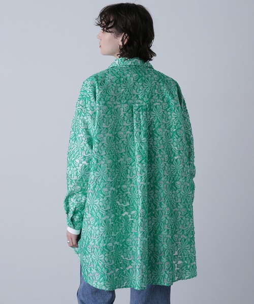ブラウス シャツ (GENE HEAVENS)WORK POCKET BIG SHIRT レディース セール】(GENE HEAVENS)WORK POCKET BIG SHIRT（シャツ/ブラウス