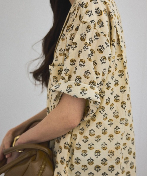 Couture d'adam（クチュールドアダム）の「【COUTURE D'ADAM（クチュール ド アダム）】Block print summerwear（シャツ/ブラウス・レディース・ベージュ系その他4・36）」の14枚目の写真