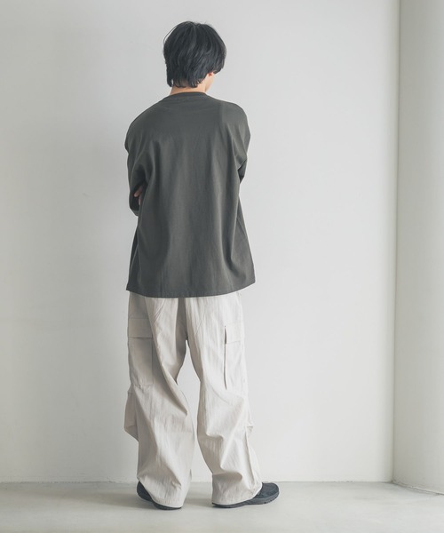 LOWRYS FARM(ローリーズファーム)の「USEDライクプリントTシャツ 324955(Tシャツ/カットソー・メンズ・ブラック系その他/グレー/ブラック/チャコールグレー・MEDIUM/LARGE)」の7枚目の写真