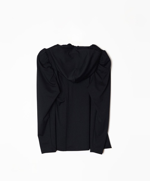 新品未使用 ホリデイ FAST DRY JERSEY パフスリーブ フーディー HOLIDAY（ホリデイ）の「FAST DRY JERSEY PUFF SHOULDER HOODIE