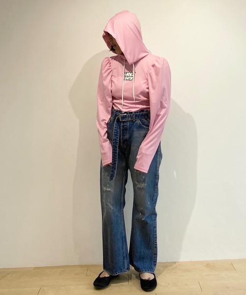 HOLIDAY（ホリデイ）の「FAST DRY JERSEY PUFF SHOULDER HOODIE