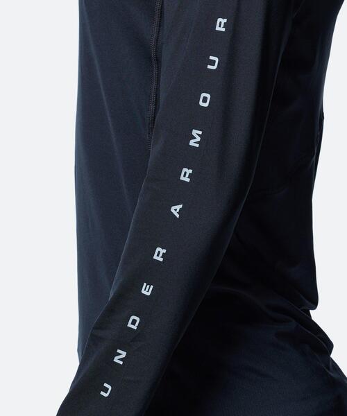UNDER ARMOUR(アンダーアーマー)の「UAヒートギア フィッティド ロングスリーブ Vネックシャツ(ゴルフ/メンズ)(Tシャツ/カットソー・メンズ・ブラック・3XL)」の5枚目の写真