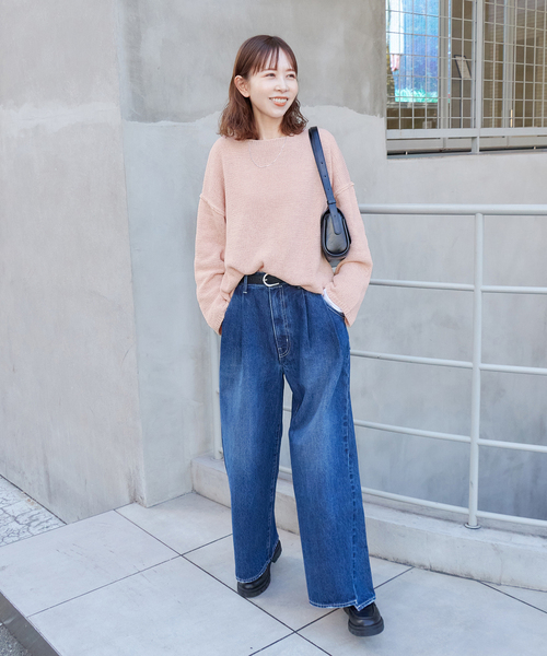 JOURNAL STANDARD(ジャーナルスタンダード)の「《追加2》テープヤーンDROPプルオーバー(ニット/セーター・レディース・ピンク/アイボリー/ブラック系その他・FREE)」の15枚目の写真