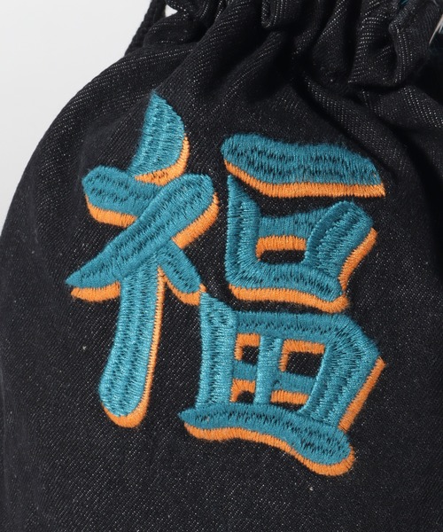 HOUSTON(ヒューストン)の「【HOUSTON/ヒューストン】EMB DENIM EFFECT BAG (DRAGON) (TIGER) /刺繍デニムエフェクトバッグ(龍) (虎)(ショルダーバッグ・メンズ・ブラック系3/ブラック系1/ブルー系2/ブラック系2/ブルー系1/ブルー系/ブラック系/ブルー系3・FREE)」の9枚目の写真