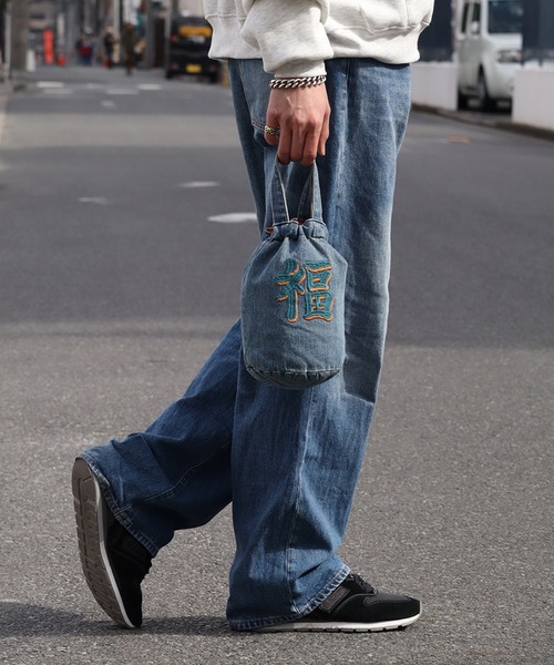 HOUSTON(ヒューストン)の「【HOUSTON/ヒューストン】EMB DENIM EFFECT BAG (DRAGON) (TIGER) /刺繍デニムエフェクトバッグ(龍) (虎)(ショルダーバッグ・メンズ・ブラック系3/ブラック系1/ブルー系2/ブラック系2/ブルー系1/ブルー系/ブラック系/ブルー系3・FREE)」の17枚目の写真