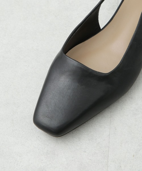 NANO universe(ナノユニバース)の「スリングバックスクエアトゥパンプス(パンプス・レディース・ブラック/シルバー・36/37/38)」の11枚目の写真