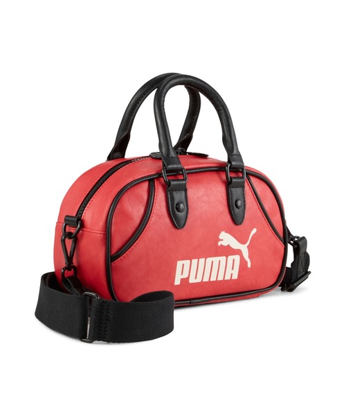 PUMAプーマ ボストンバック ワインレッド PUMA プーマ レトロ ミニ グリップ ボストンバッグ ミニ