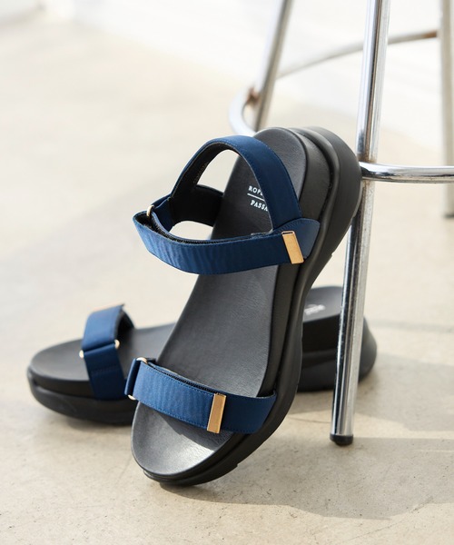 セール】ワニカンベルクロスニーカーサンダル（サンダル）｜ROPE