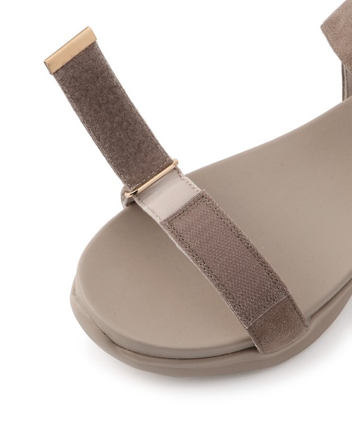 ROPE' PICNIC(ロペピクニック)の「ワニカンベルクロスニーカーサンダル(サンダル・レディース・ネイビー/ブラック/ベージュ/キナリ/ベージュ系その他・S/L/M)」の14枚目の写真