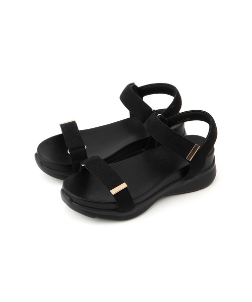 ROPE' PICNIC(ロペピクニック)の「ワニカンベルクロスニーカーサンダル(サンダル・レディース・ネイビー/ブラック/ベージュ/キナリ/ベージュ系その他・S/L/M)」の18枚目の写真