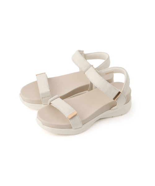 ROPE' PICNIC(ロペピクニック)の「ワニカンベルクロスニーカーサンダル(サンダル・レディース・ネイビー/ブラック/ベージュ/キナリ/ベージュ系その他・S/L/M)」の21枚目の写真