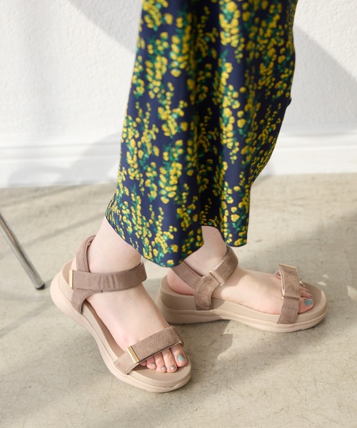 セール】ワニカンベルクロスニーカーサンダル（サンダル）｜ROPE