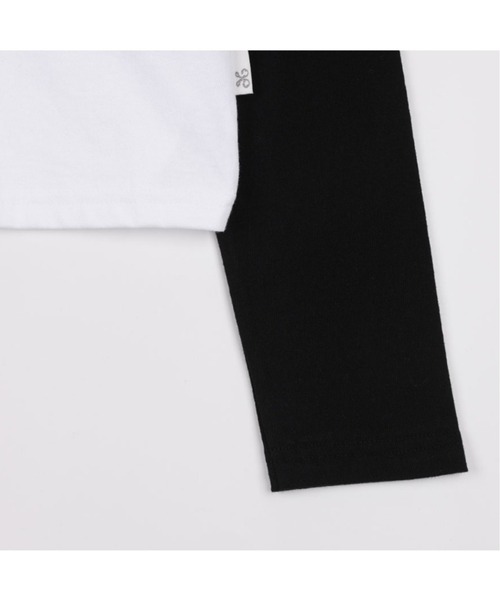 FANCY CLUB(ファンシークラブ)の「【FANCY CLUB】GIRLS MY FANCY LONG SLEEVE / 【ファンシークラブ】ロゴプリント長袖Tシャツ(Tシャツ/カットソー・レディース・ホワイト×グレー/ホワイト×ブラック・S)」の22枚目の写真