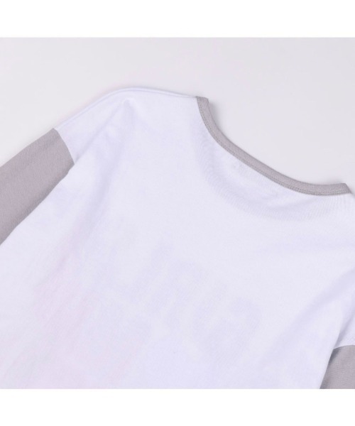 FANCY CLUB(ファンシークラブ)の「【FANCY CLUB】GIRLS MY FANCY LONG SLEEVE / 【ファンシークラブ】ロゴプリント長袖Tシャツ(Tシャツ/カットソー・レディース・ホワイト×グレー/ホワイト×ブラック・S)」の11枚目の写真