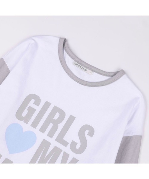 tシャツ 「FANCY CLUB」GIRLS MY FANCY LONG SLEEVE / 「ファンシークラブ」ロゴプリント長袖Tシャツ レディース FANCY CLUB】GIRLS MY FANCY LONG SLEEVE / 【ファンシークラブ