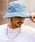 newhattanij[nb^j́uNEWHATTAN j[nb^ Bucket Hat denim fjoPbgnbginbgjvbCgu[