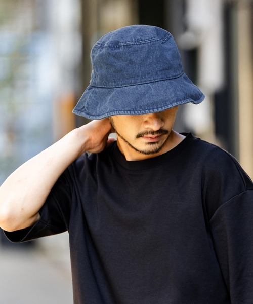 セール】NEWHATTAN ニューハッタン Bucket Hat denim デニム