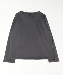 CavariA（キャバリア）の「『CavariA/キャバリア』Vネックドローコード付きロンTEE（Tシャツ/カットソー）」