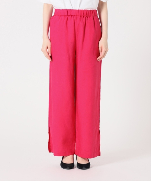 JOURNAL STANDARD relume（ジャーナルスタンダード　レリューム）の「《追加》麻スリットイージーパンツ（その他パンツ・レディース・ブルー/ブラック/ライトブルー/ブラウン/ピンク/ベージュ/オレンジ・36/38）」の21枚目の写真